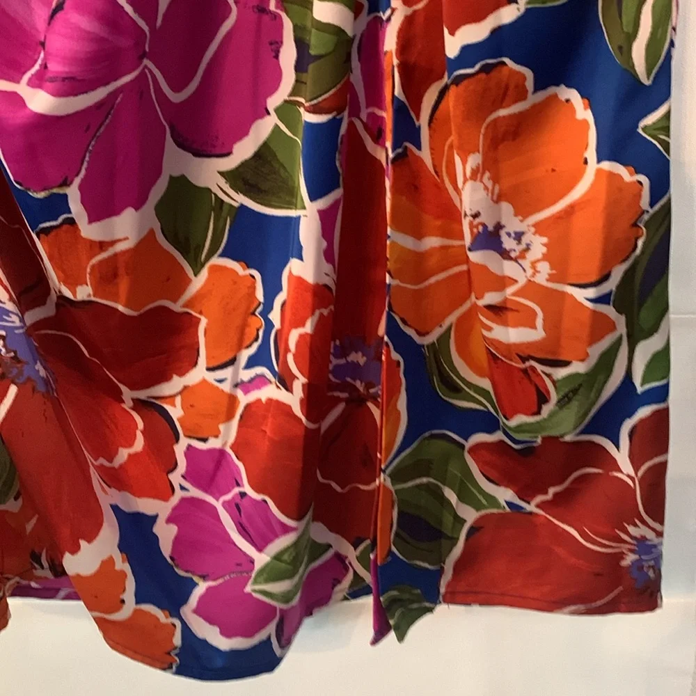 Maggy London multi floral dress 6 - Picture 4 of 8
